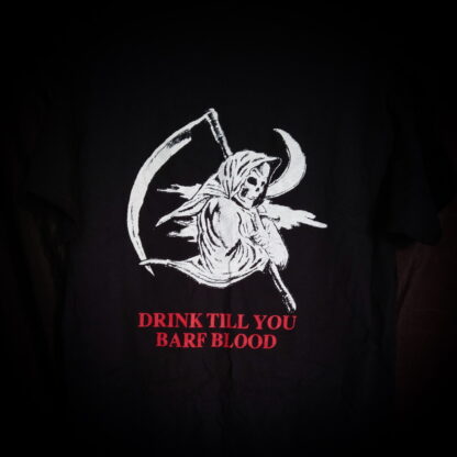 Drink till you barf blood